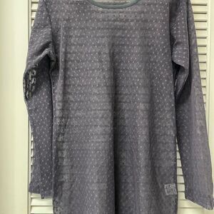 TULIP ✨medium ✨Chic Gray/purple Long Sleeve Women's Top/tunic/coverup